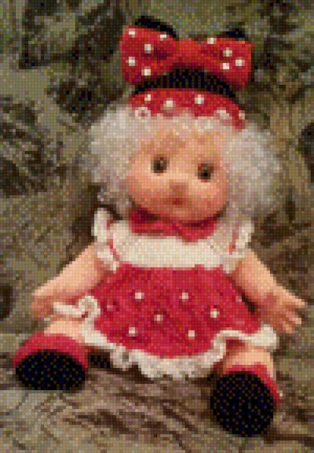 Кукла в костюме Минни Маус - куклы - предпросмотр