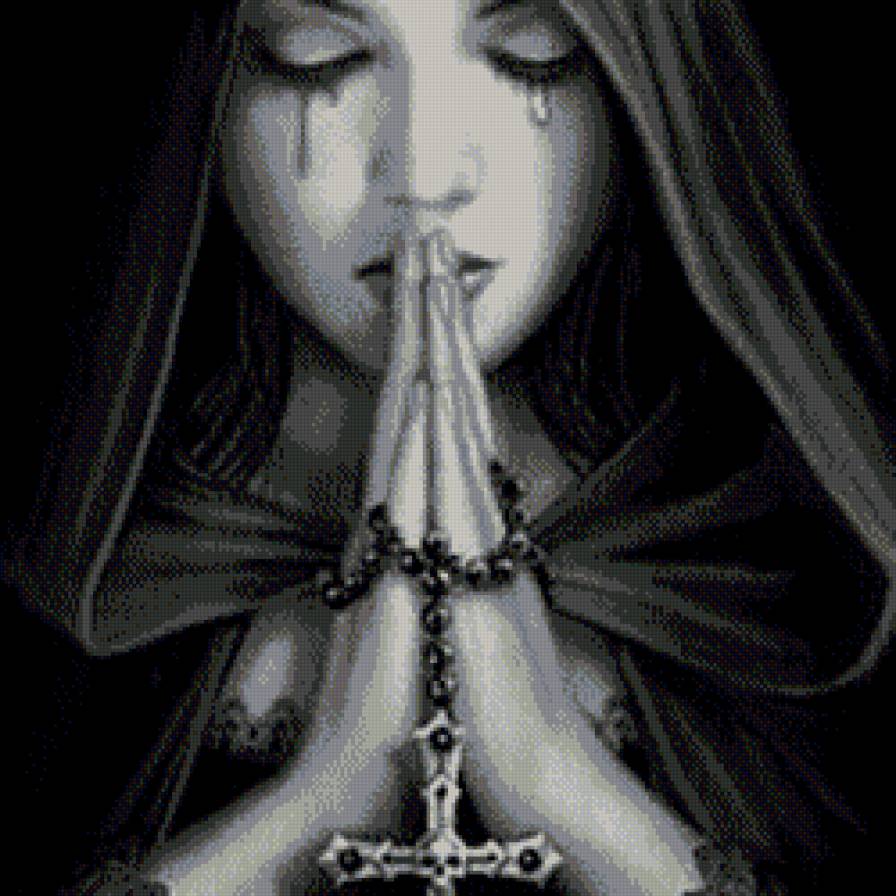 монашка - молитва, женщина - предпросмотр