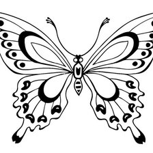 Оригинал схемы вышивки «бабочка» (№1052735)