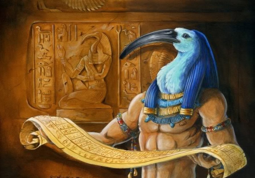 Бог Тот - египетские мотивы, тот, бог - оригинал