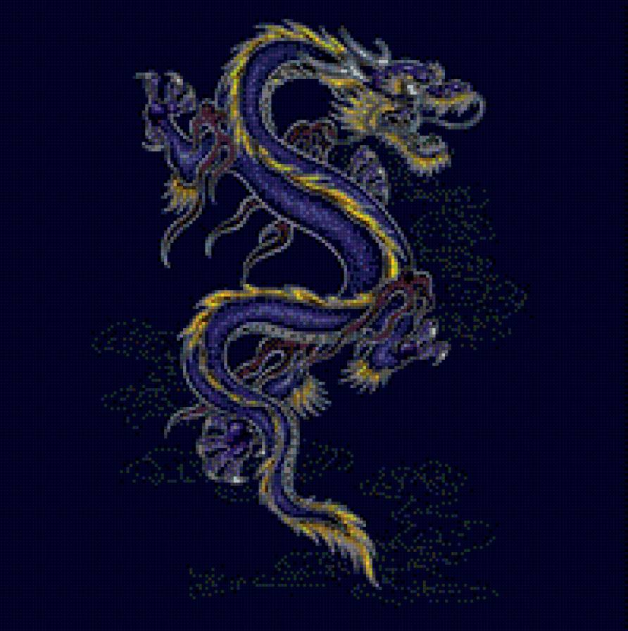 китайский мотив - дракон, китай - предпросмотр