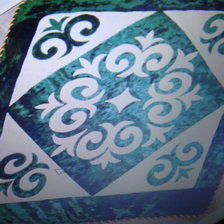 Схема вышивки «казахская подушка корпеше»