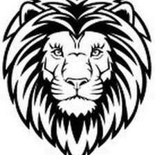 Схема вышивки «нашивка лев»