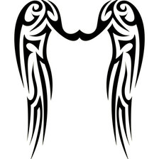 Оригинал схемы вышивки «крылья ангела 100х102» (№1059464)