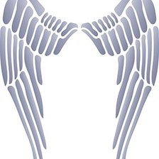 Оригинал схемы вышивки «крылья ангела 80х93» (№1059471)