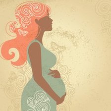 Схема вышивки «Pregnant Woman»
