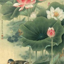 Оригинал схемы вышивки «Китайская живопись 2» (№1067679)