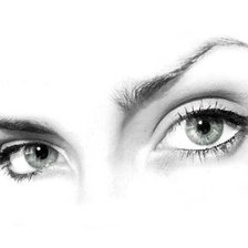 Оригинал схемы вышивки «глаза женщины» (№1068249)
