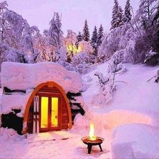домик в горах швейцарии