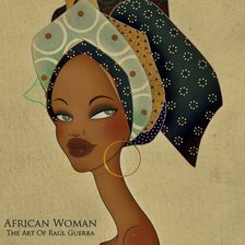 Оригинал схемы вышивки «African Lady» (№1072848)