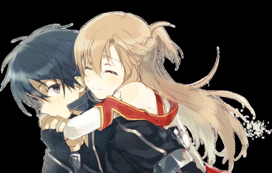 Asuna and Kirito - sao - оригинал