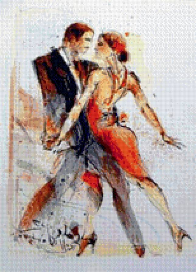 Танец - картина, живопись, искусство, танцы - предпросмотр