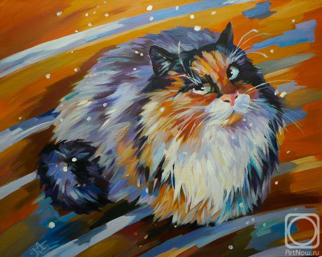 Дворянин - картина, кот, животные, домашние животные - оригинал