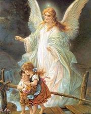 Схема вышивки «Ангел и детки»