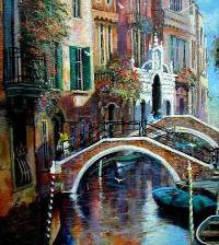 Оригинал схемы вышивки «Мост в Венеции» (№1079246)