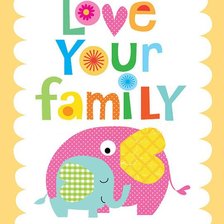 Схема вышивки «Love your family»