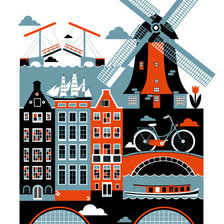 Схема вышивки «Amsterdam»