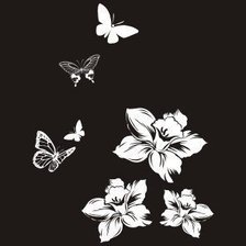 Оригинал схемы вышивки «бабочки» (№1083488)