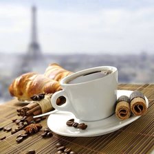 Схема вышивки «coffee in paris»