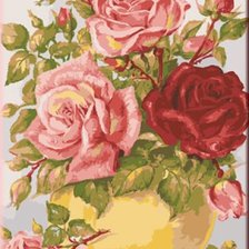 Оригинал схемы вышивки «розы» (№1087175)