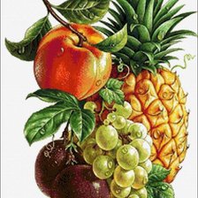 Оригинал схемы вышивки «фрукты 2» (№1089369)