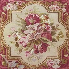 Оригинал схемы вышивки «Обюссонские цветы» (№1090278)