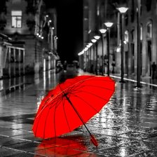 Красный зонтик 2