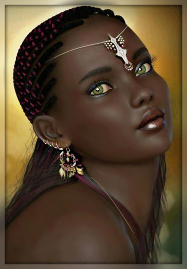 африканка - лица, девушка, красавица, взгляд, африка, люди, экзотика - оригинал