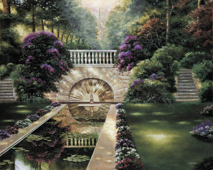 романтический сад - оригинал
