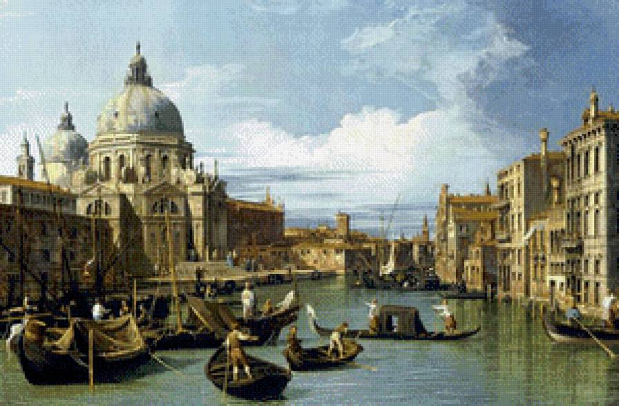 Венеция - море, пейзаж, картина - предпросмотр