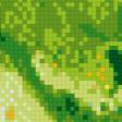 Предпросмотр схемы вышивки «Зеленый кот» (№1102370)