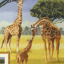 Оригинал схемы вышивки «Жирафы» (№1110868)