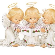 Оригинал схемы вышивки «Ангелочки» (№1112266)