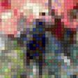 Предпросмотр схемы вышивки «Балкон с цветами акварель» (№1118627)