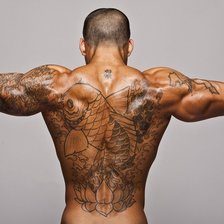 Схема вышивки «Мужская спина»