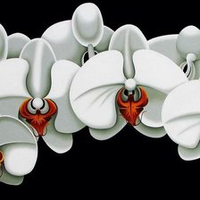 Оригинал схемы вышивки «Орхидея» (№1124192)