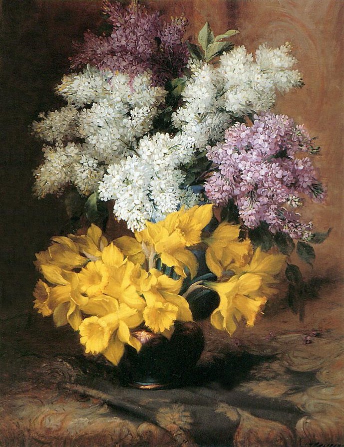 цветы - цветочный натюрморт, весенние цвети, цветы - оригинал