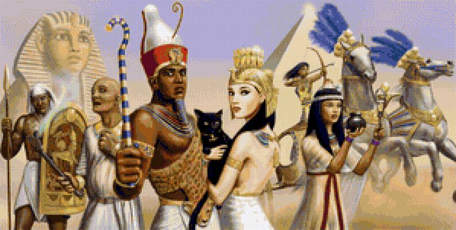 Фараон - картина, египет, панно - предпросмотр