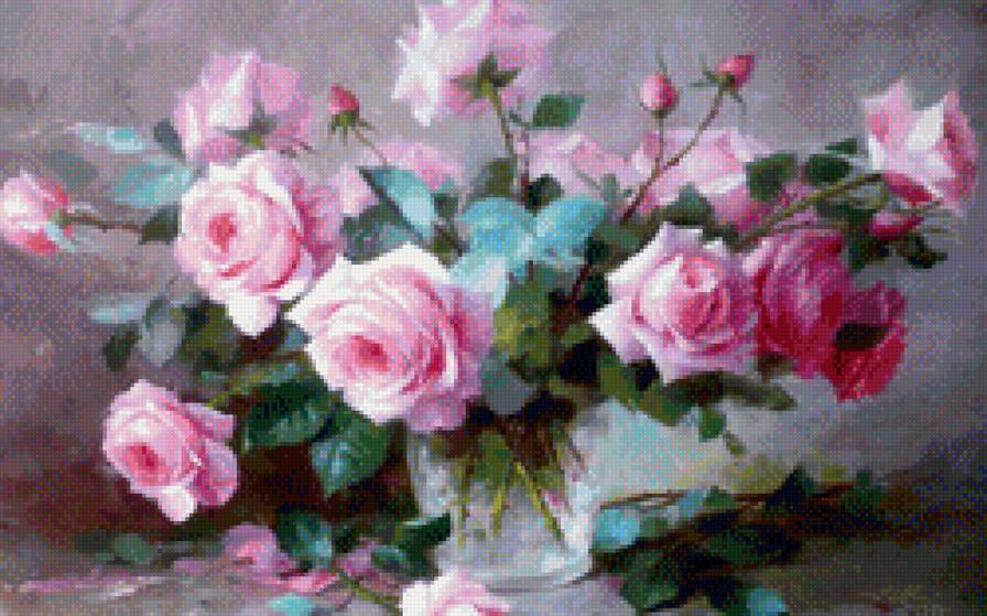 №1130425 - букет, розы, цветы - предпросмотр