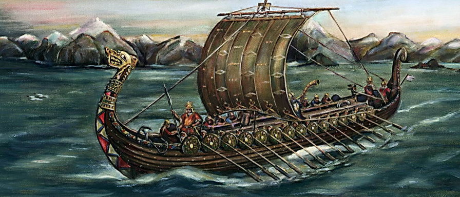 Корабль - корабль, судно, викинги - оригинал