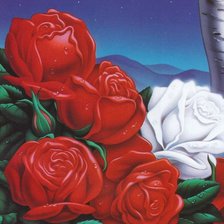 Оригинал схемы вышивки «Розы» (№1136256)
