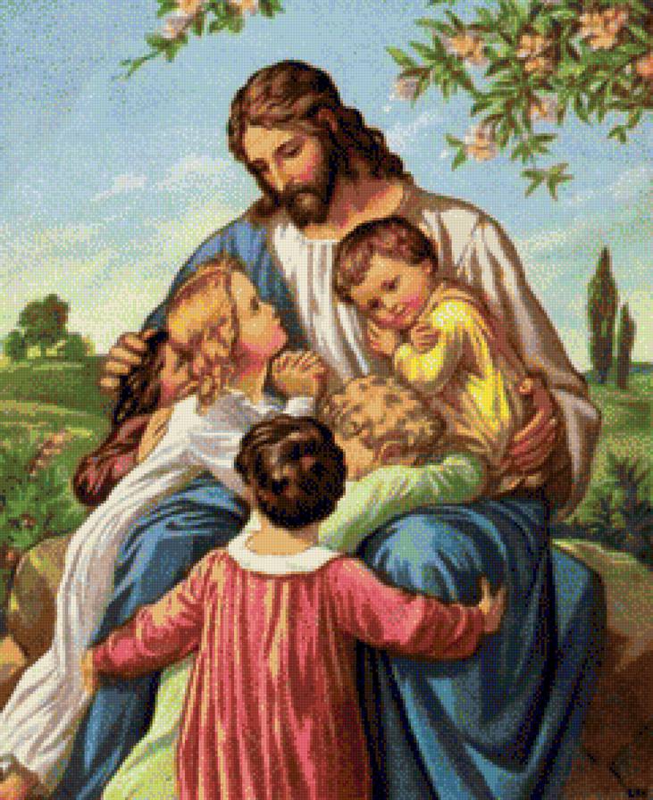 Иисус и дети - предпросмотр