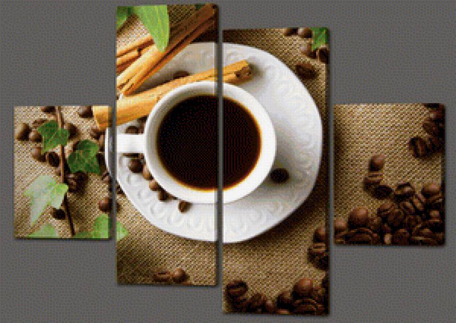 Кофе - картина, кофе, зерна кофе - предпросмотр