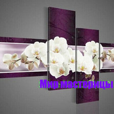 Оригинал схемы вышивки «Нежные орхидеи» (№1150586)