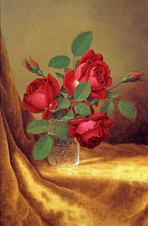 Розы в вазе - розы, цветы - оригинал