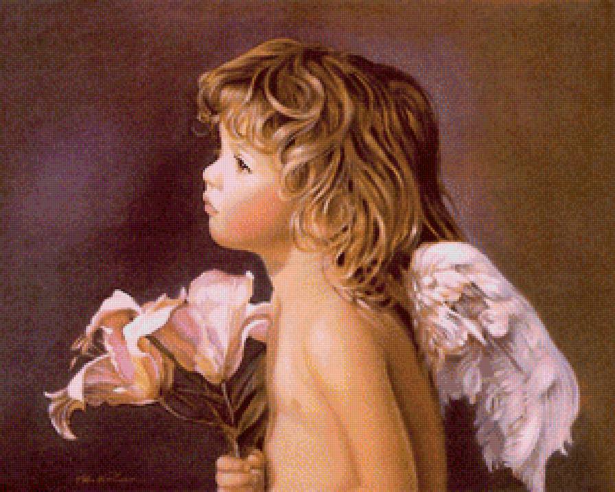 ангел - ангел, ребенок - предпросмотр