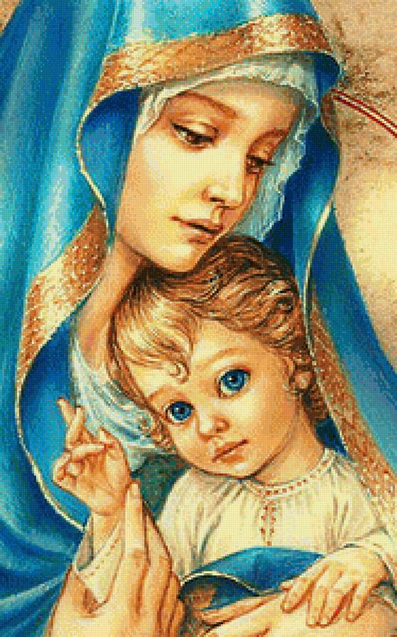 Мадонна с младенцем - мадонна, религия, мать, дитя - предпросмотр
