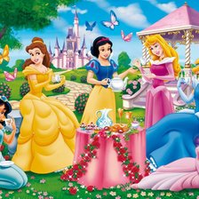 Схема вышивки «el te de las princesas»