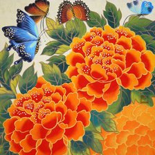 Оригинал схемы вышивки «бабочковое настроение» (№1162818)