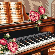 Схема вышивки «пианино»